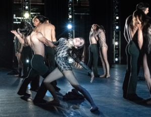 A scene from ISHIDA’s world premiere “home-coming” commissioned by The Washington Ballet in DC. (Photo by Peyton Bond.)
