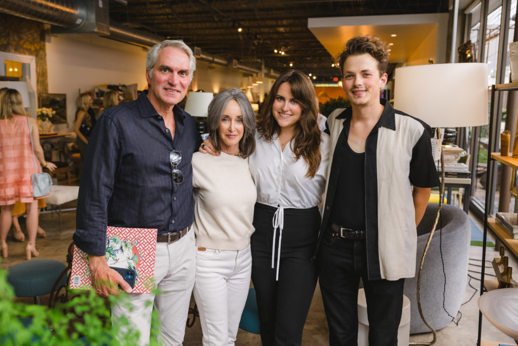 David & Peggy Matthews, Kat Matthews, Austin Estes (Photo by Johnny Than)