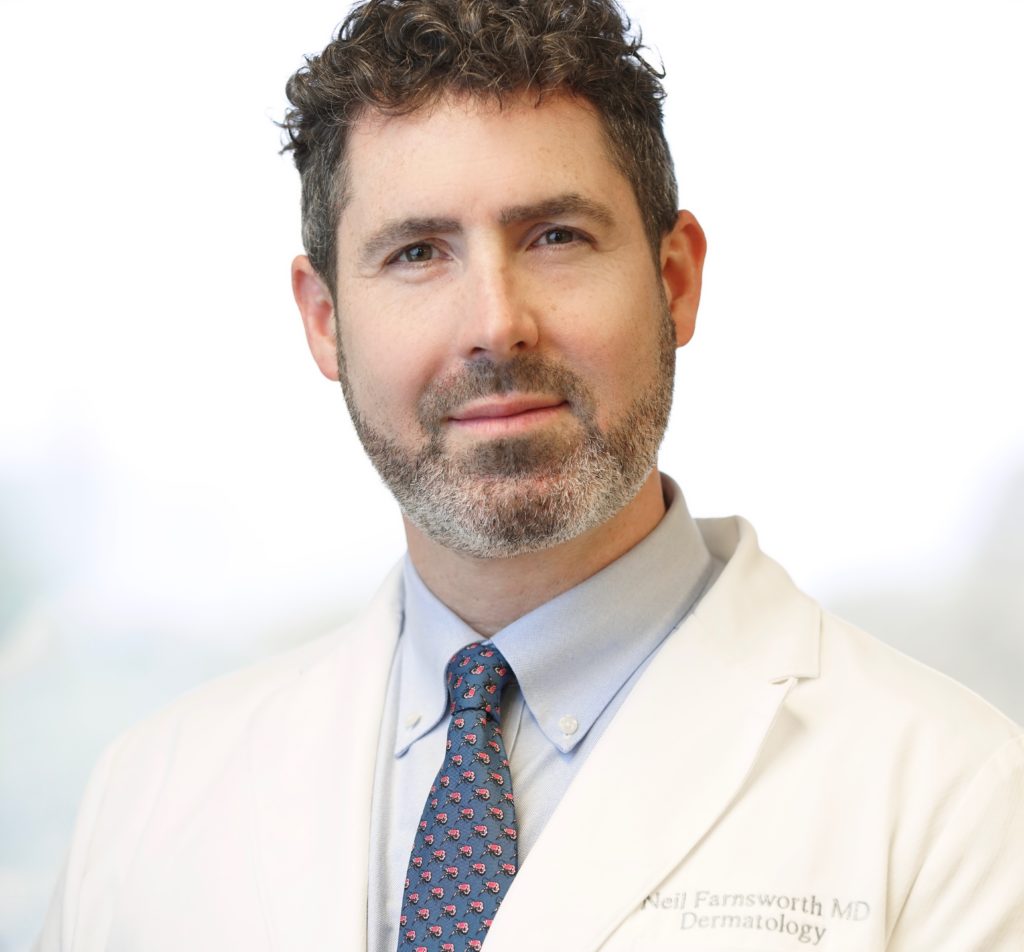 Board certified dermatologist Dr. Neil Farnsworth heads dermatology at the newly opened Westlake Dermatology & Cosmetic Surgery River Oaks.