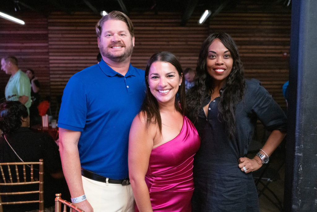 Eric & Kristin Howard, Kashay Mendes at Legacy Community Health's Mint Julep fundraiser at White Oak Music Hall (Photo by Daniel Ortiz)