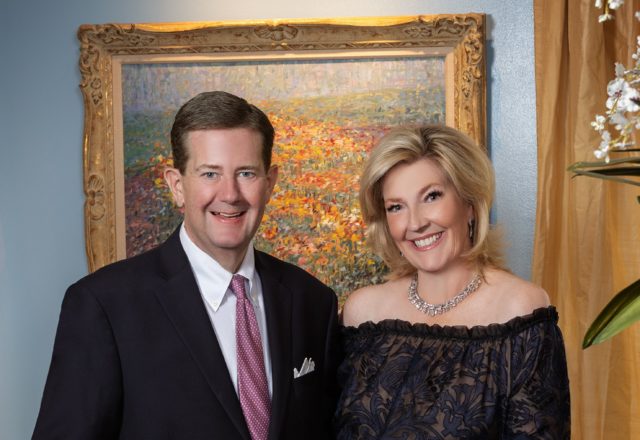Kathryn and Jeff Smith. (Photo Courtesy of Gittings and jewelry by Valobra Master Jewelers)
