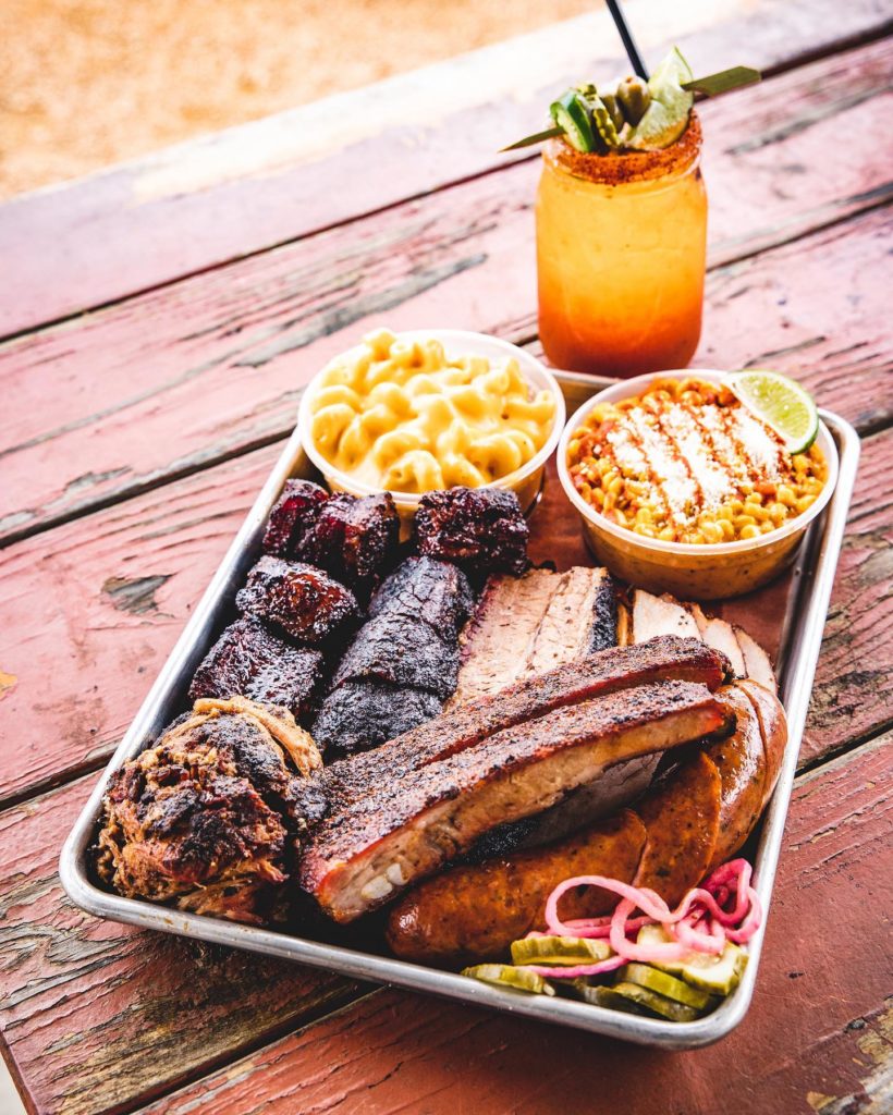 Hurtado Barbecue's El Jefe Platter affords barbecue fans a little taste of everything.
