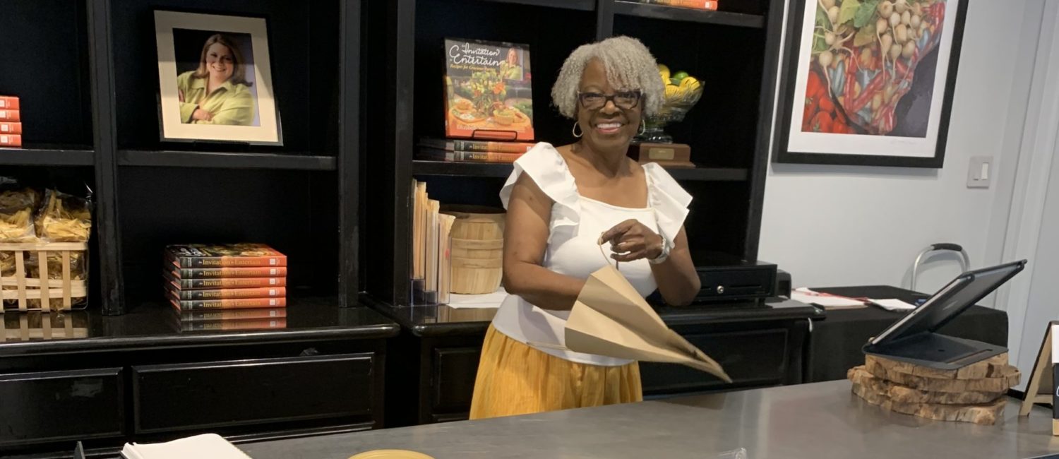 Manager Doris Johnson at Silver Stone Food Shop (Photo by Laurann Claridge)