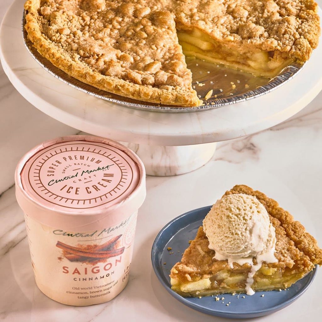 Central Market's own Saigon Cinnamon small batch ice cream.