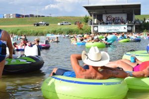 July 2022 – Rockin’ the River returns with music acts and innertubes.