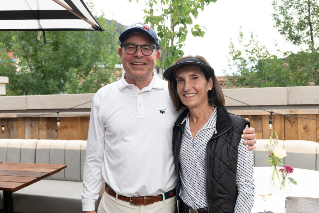 Mike & Patti Morgan at the Memorial Hermann Aspen celebration of leading supporters of the Memorial Hermann Foundation. (Photo by Daniel Ortiz)