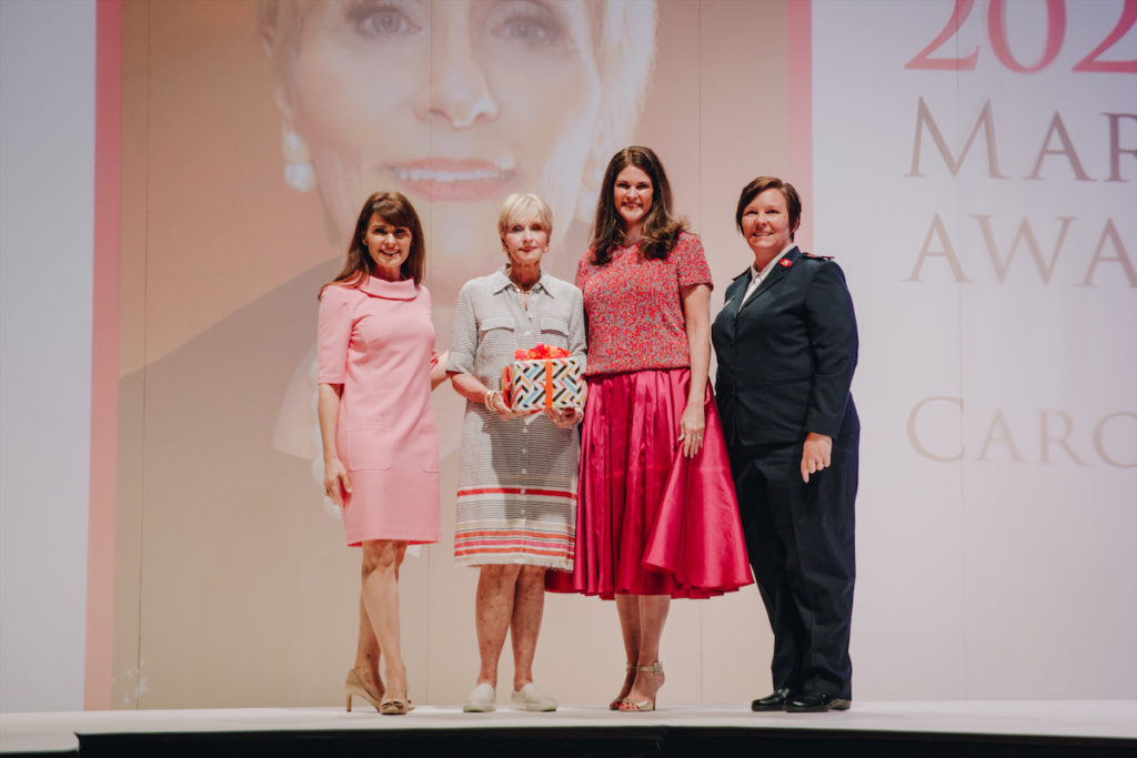 Nikki Webb, Carol Seay, Elizabeth Gambrell, and Major Bethany Hawks  (Photo by Carter Link, Parker Vandergriff)