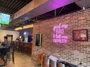 Panther – The former Republic Street Bar is not an airconditioned extention of Panther City BBQ. Photo by Courtney Dabney.