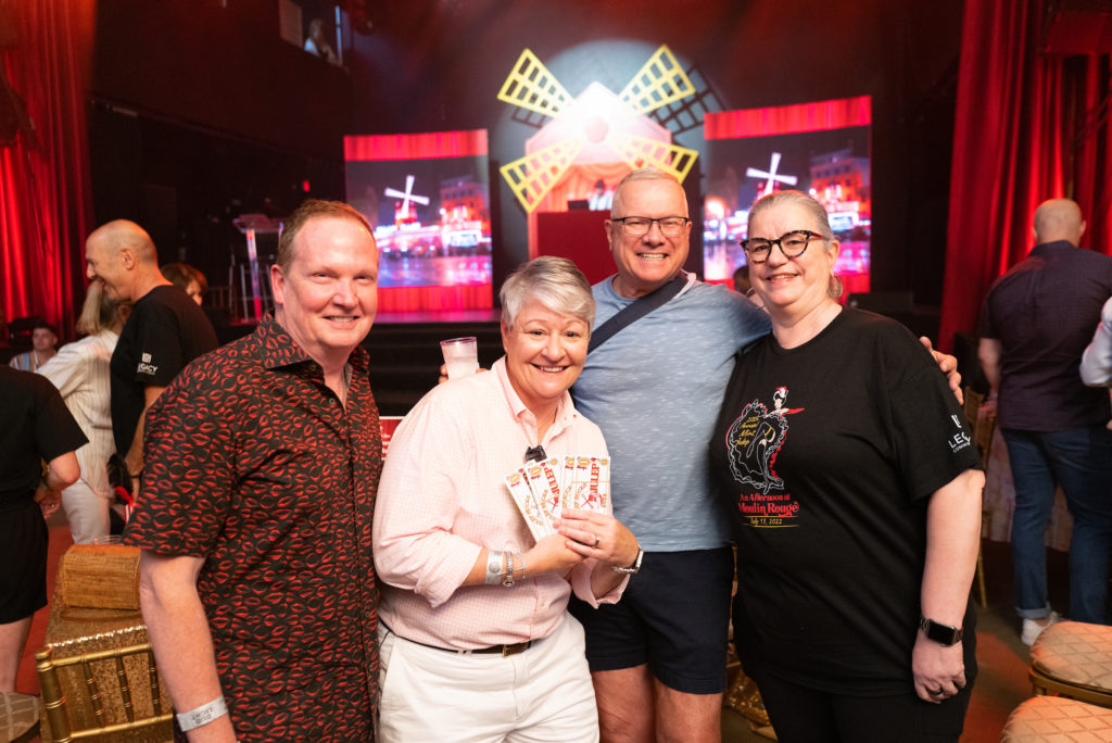 Ray Purser, Robin Brown Jim Sikorski, Katy Caldwell at Legacy Community Health's Mint Julep fundraiser at White Oak Music Hall (Photo by Daniel Ortiz)