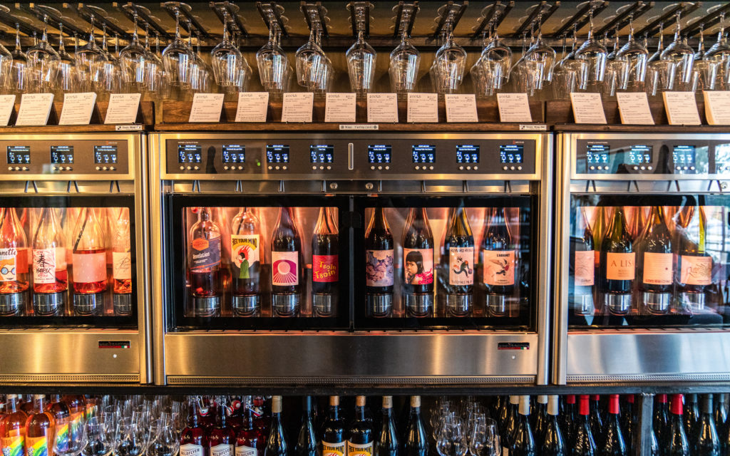 Roots Self-Serve Wine Taps Courtesy of Michael Anthony (Photo by Michael Anthony)