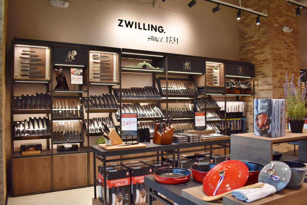 Zwilling J.A. Henckels is one of numerous high-end retailers opening in The Galleria in 2022. (Photo courtesy of Simon)
