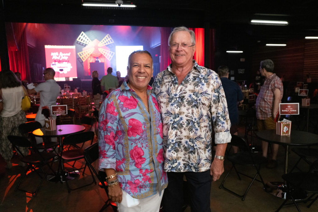 Tony Bravo & Richard Werner at Legacy Community Health's Mint Julep fundraiser at White Oak Music Hall (Photo by Daniel Ortiz)