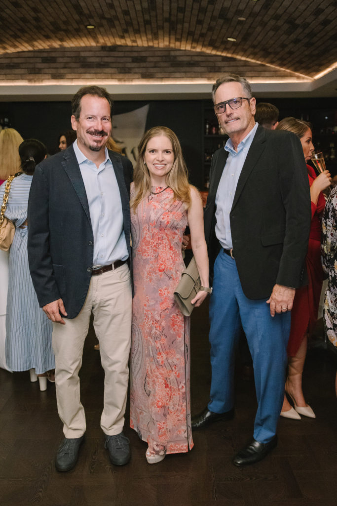 Alan & Luba Bigman, Craig Massey at the fall social season launch  party at Steak 48.  (Photo by Johnny Than)