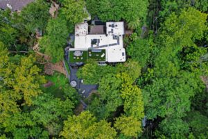 An aerial view of the home at 11686 Arrowwood Circle. (Photo by TK Images for Martha Turner Sotheby’s International Realty )