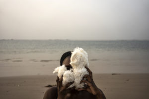 Adama Delphine Fawundu’s “Oxum at Eko,” 2018, at Art Is Bond