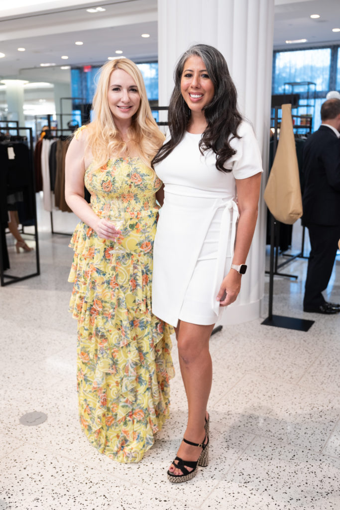 Anna Kaplan, Trina Silva at the Dress for Success Women of Wardrobe Summer Soirée at Tootsies. (Photo by Daniel Ortiz)