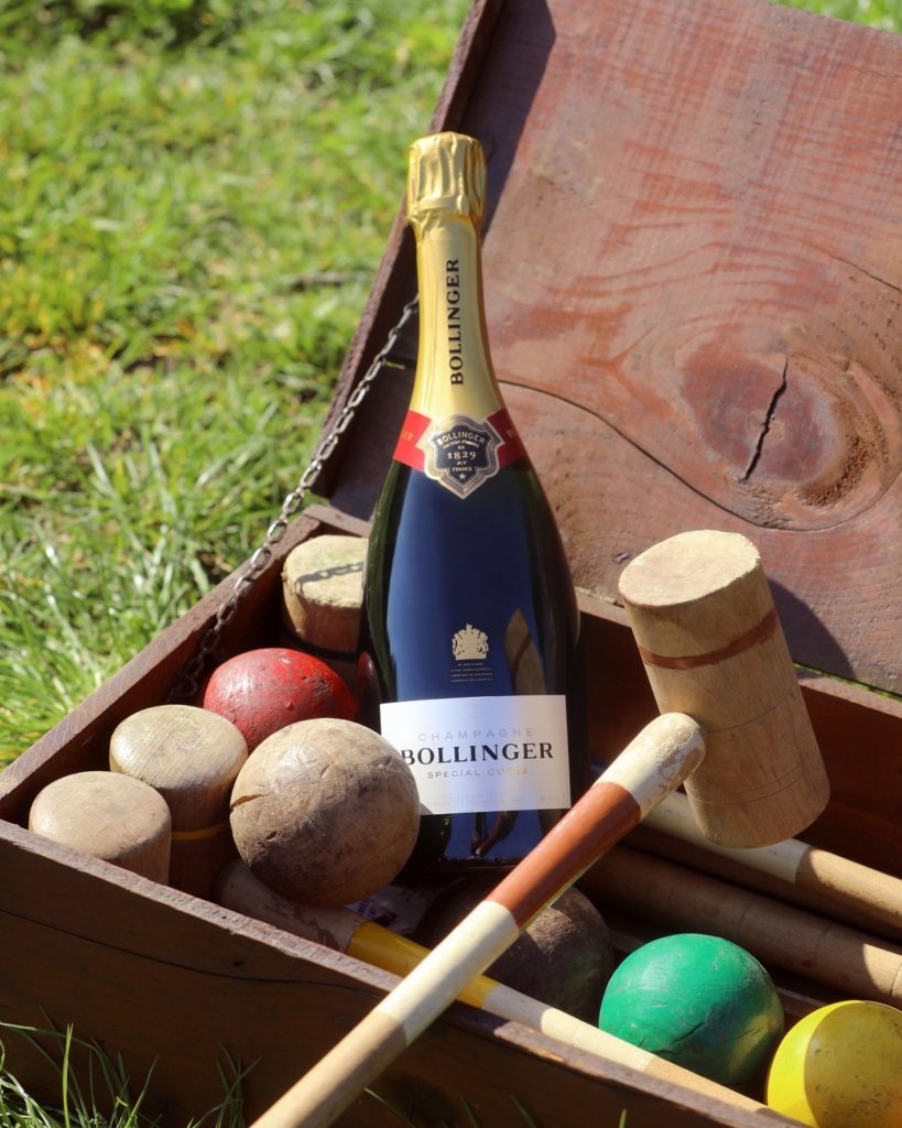 Bollinger Special Cuvee goes great with croquet or cornhole.