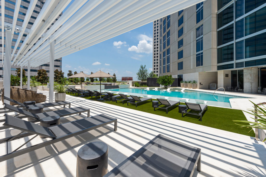 Brava brings a resort worthy pool.