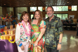 Elizabeth Stein, Laura Stein, Alan Stein at the Citizens for Animal Protection summer bash. (Photo by Priscilla Dickson)