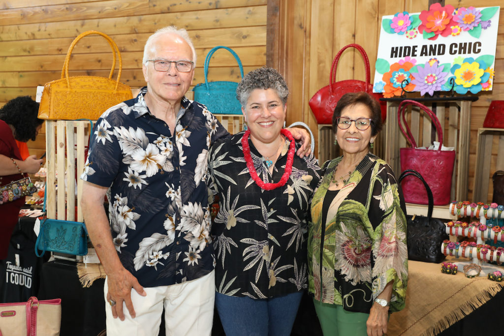  Larry Rivera, Andrea Rivera, Espie Rivera  at the Citizens for Animal Protection summer bash. (Photo by Priscilla Dickson)