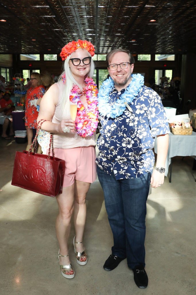 Cindy Childress, Jack Charles at the Citizens for Animal Protection summer bash. (Photo by Priscilla Dickson)