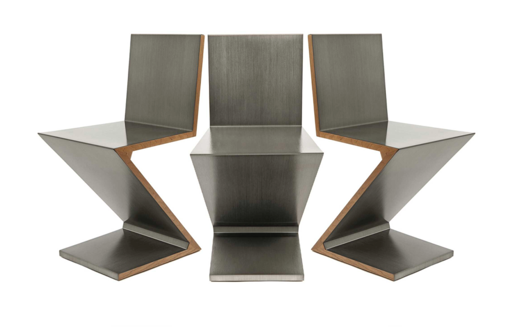 The Zig Zag chair is truly one of a kind. (Courtesy of Cassina) 