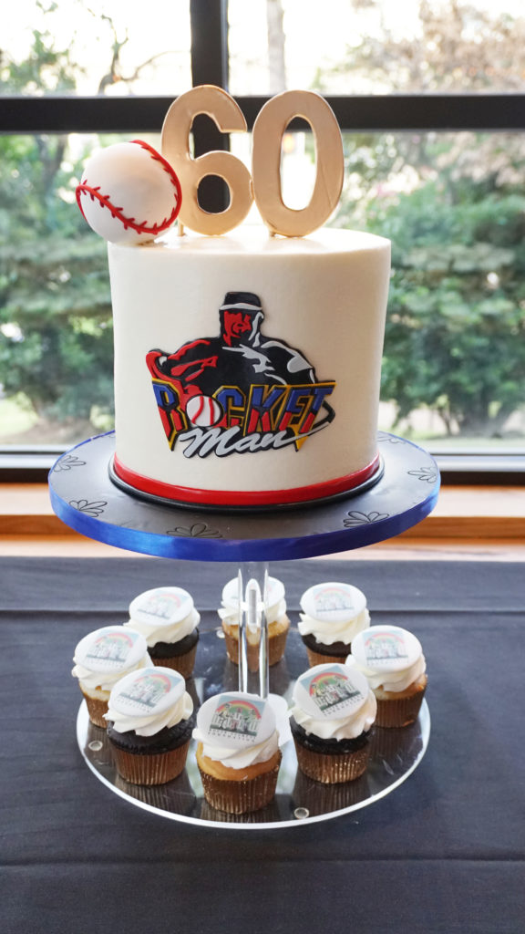 Roger Clemens' 60th birthday cake (Photo by Mark Pavlovich Photography)