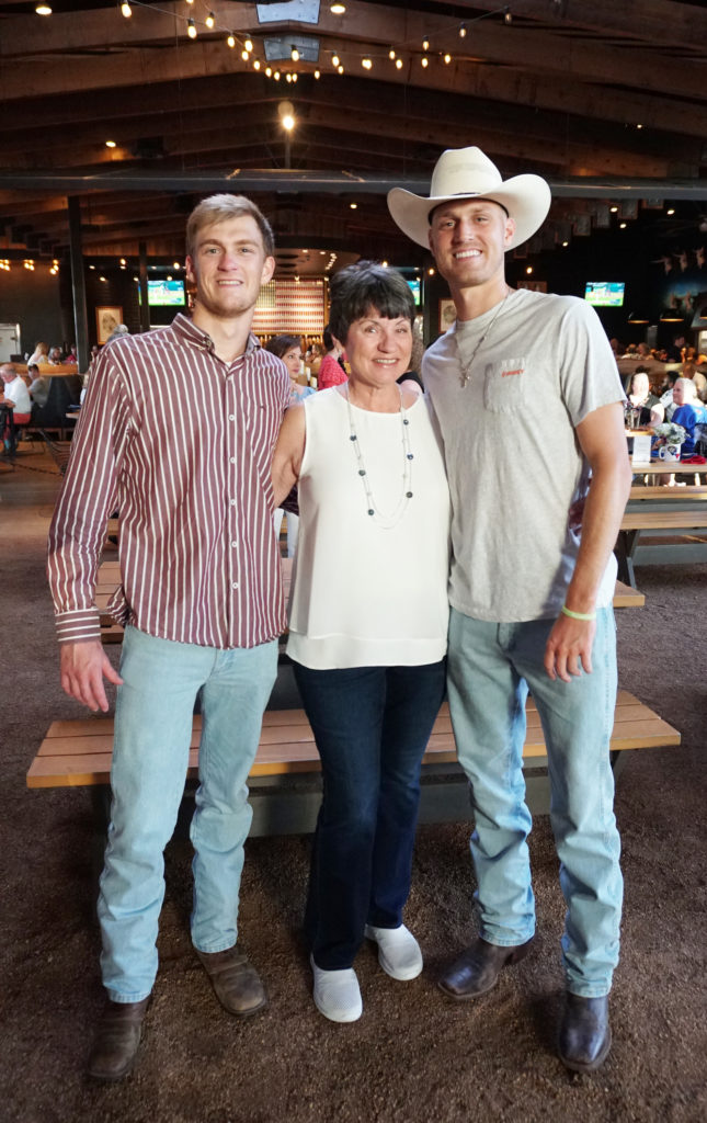 Tyler Capel, Janet Johnson, Ryan Capel  at Roger Clemens' 60th birthday bash also celebrating the 30th anniversary of his namesake foundation. (Mark Pavlovich Photography) (Photo by Mark Pavlovich Photography)