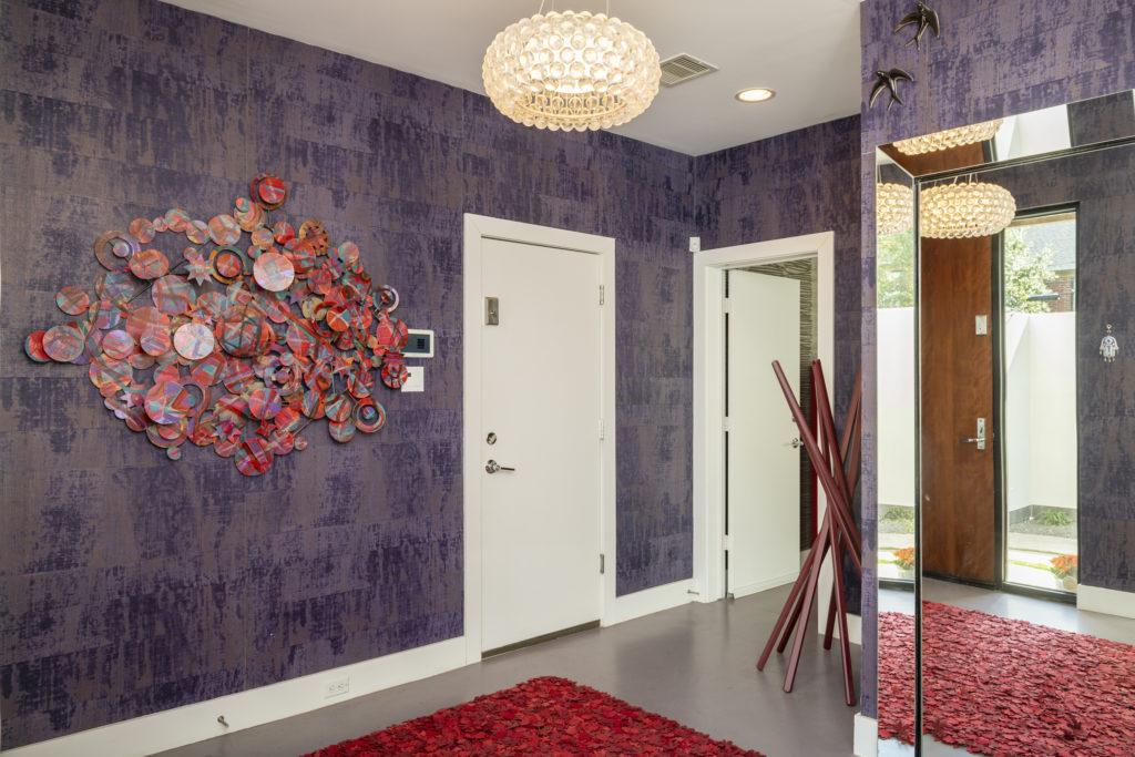A second view of the entry foyer to the townhouse at 1922 Fairview. (Photo by Anthony Rathbun)
