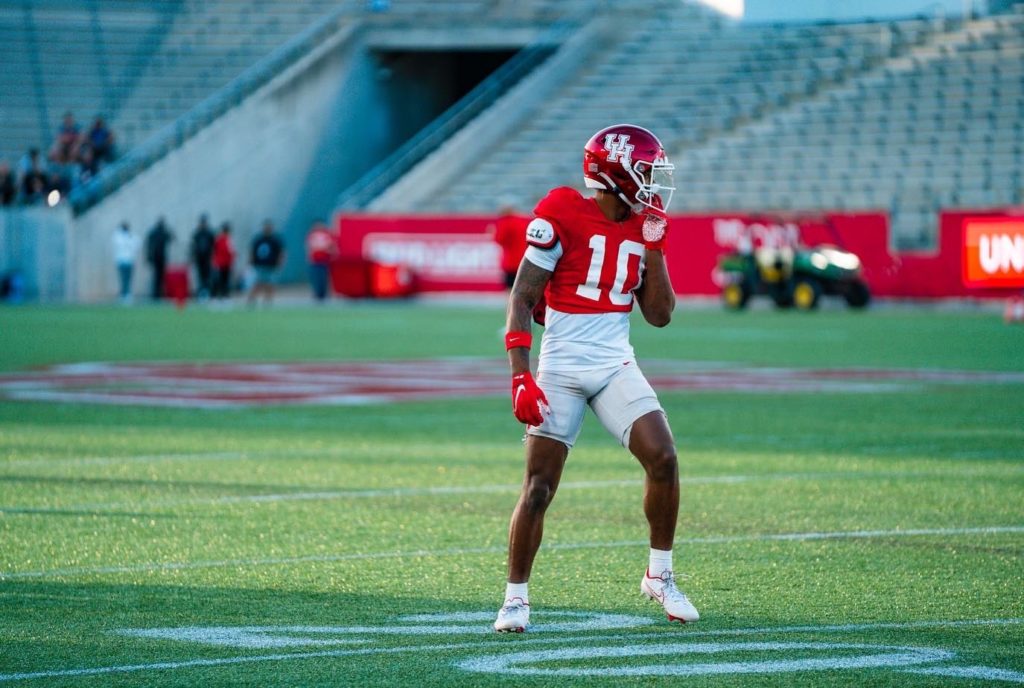 True freshman receiver Matthew Golden is already pushing for a starting job at the University of Houston. (Courtesy UH Athletics)