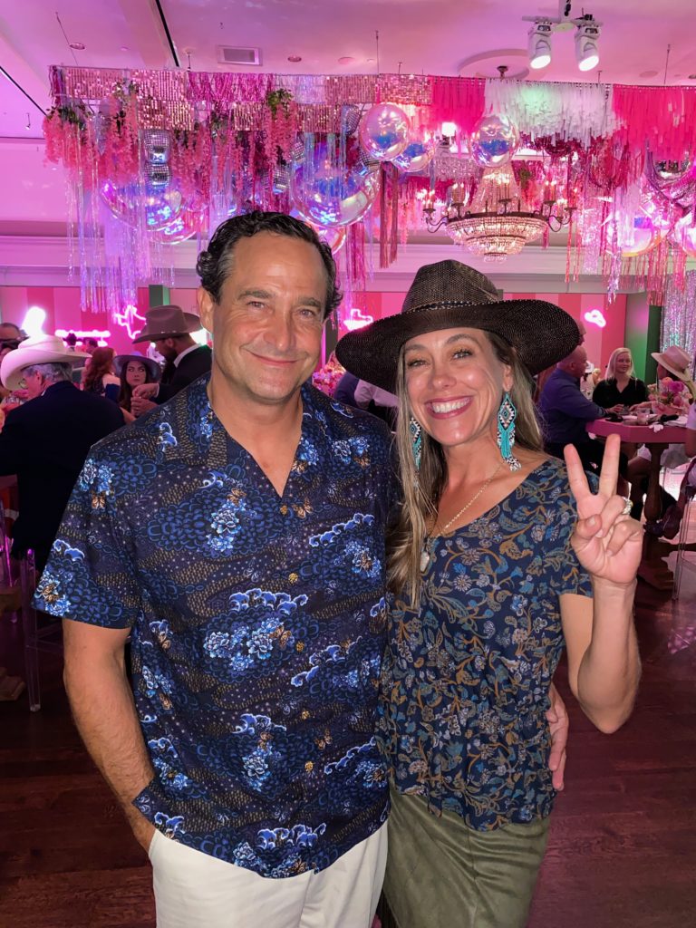 Michael Lerner & Dr. Heather Stevenson-Lerner at Frances Moody Buzbee's 30th birthday party. (Photo by Shelby Hodge)