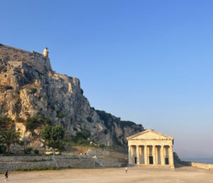 Corfu Old Town Fortress Greek Temple