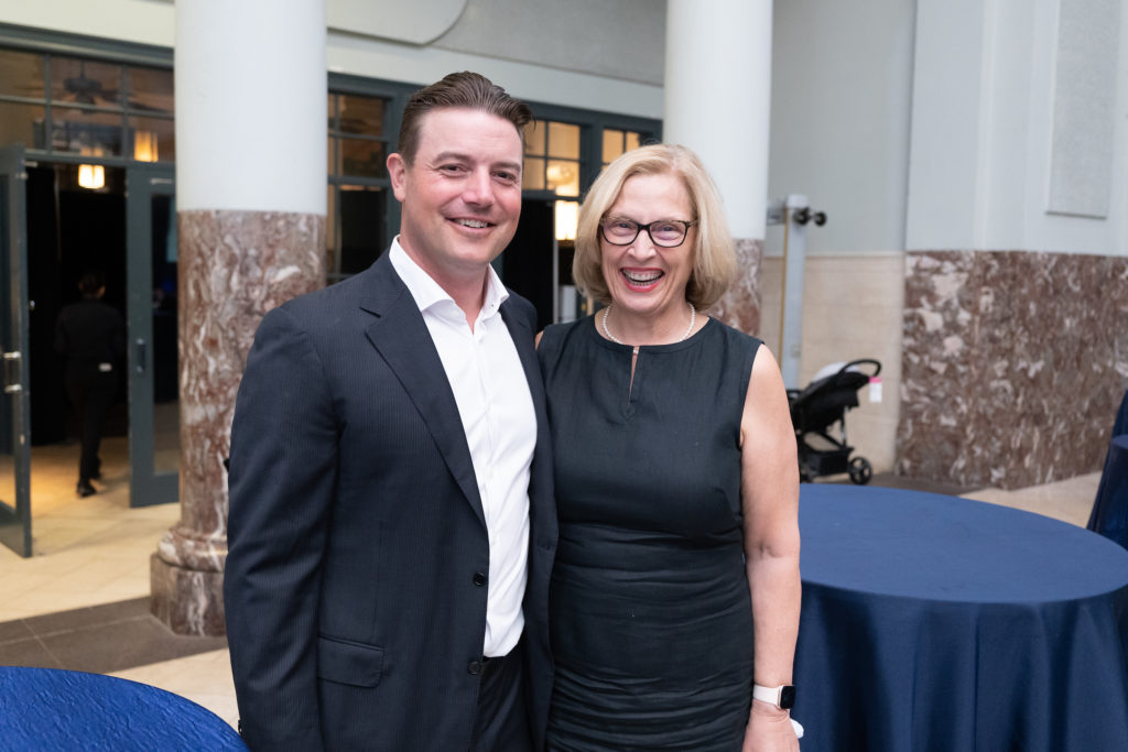 Joe Smith, Dr. Dottie Roach at theHelpCureHD fundraiser at Minute Maid Park. (Photo by Daniel Ortiz)