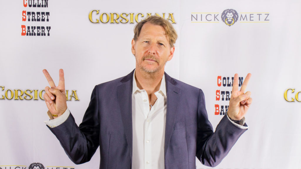Actor Lew Temple at the Katy, Texas, premier of 'Corsicana' 
