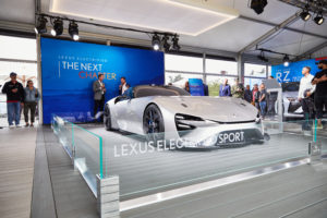 Lexus electric car Pebble Beach