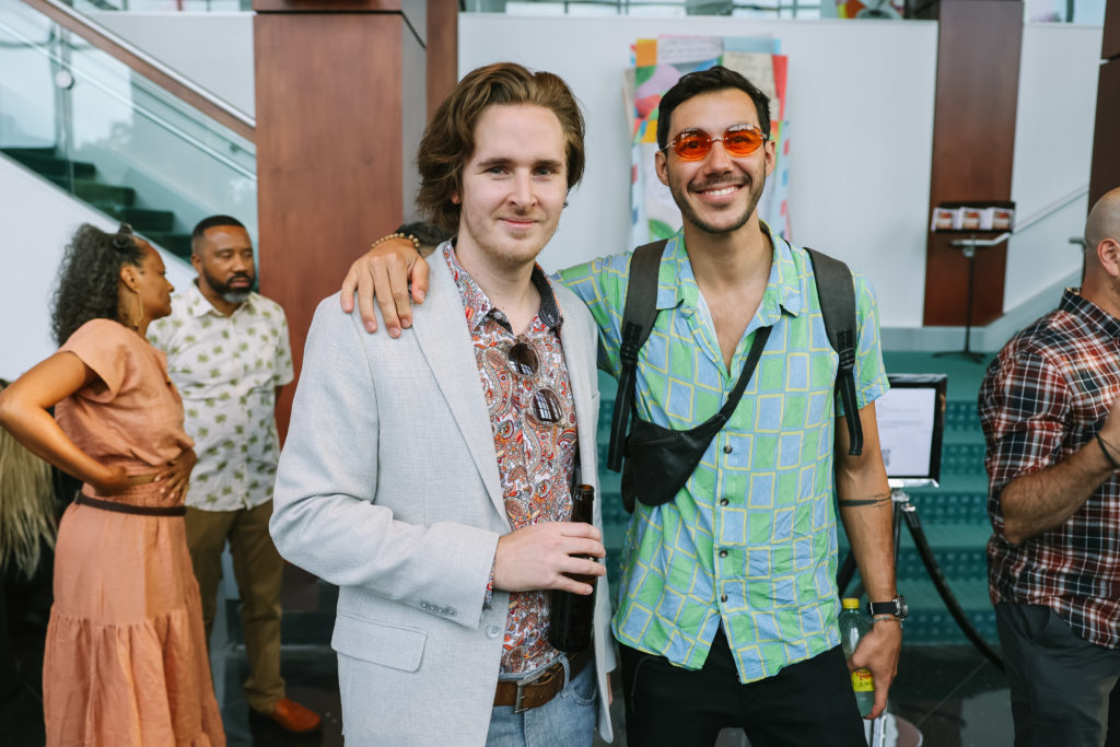 Logan Shoemaker, Adrian Blust at the "Loveletter" concert. (Photo by Johnny Than)