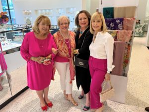 Marilu Garza, Leila Perrin, Charity O’Connell Yarborogough, Sandra Porter from Leisa (Photo by Courtesy of the American Cancer Society)