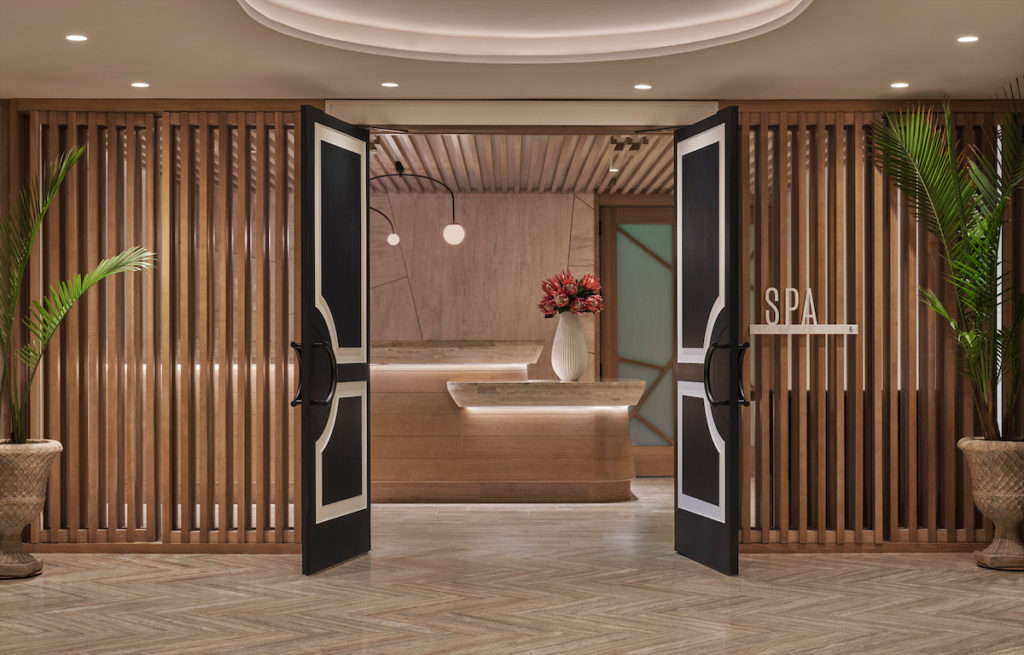 The streamlined spa of the Four Seasons New Orleans. 