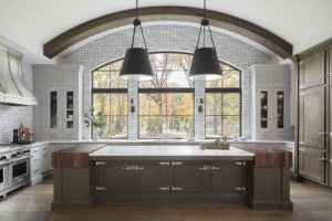 Peacock – An example of his furniture style cabinetry with an evolving and acquired feel.