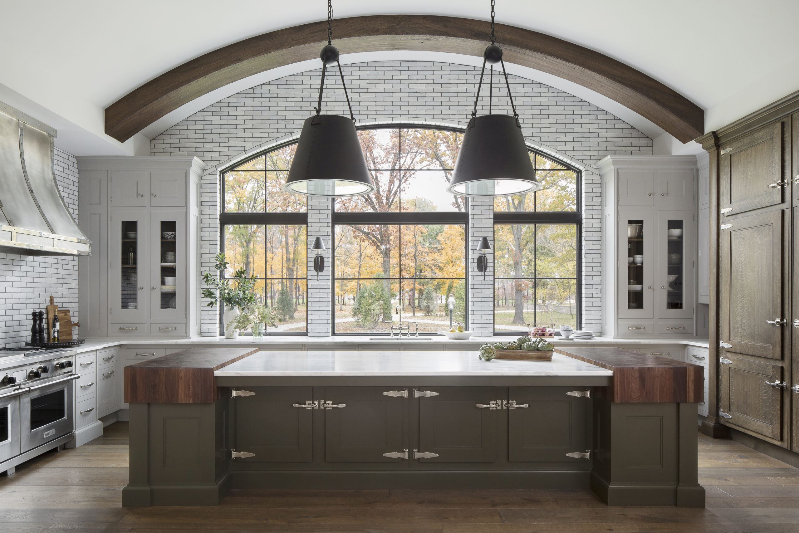 Peacock – An example of his furniture style cabinetry with an evolving and acquired feel.