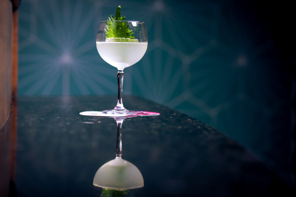 Sip on the PiscoNic cocktail made with an in-house Pisco blend with Japanese yuzu liqueur and tonic. Photo by Marco Torres