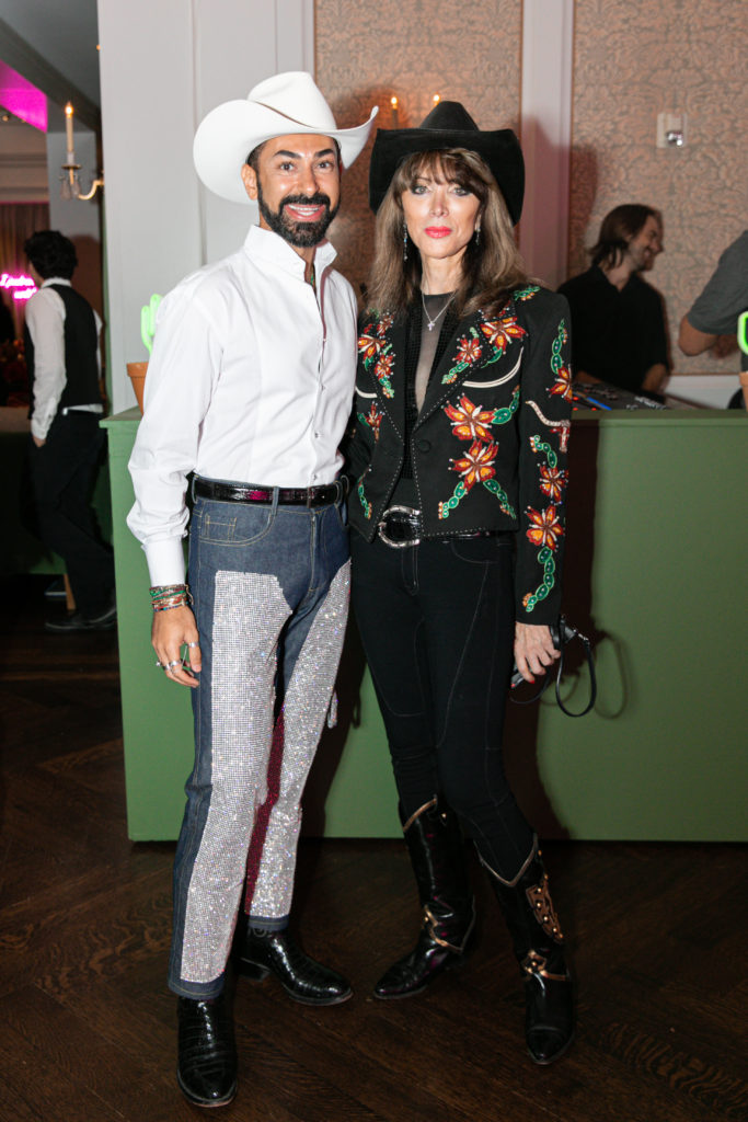 Fady Armanious, Dr. Mary Riley at Frances Moody Buzbee's 30th birthday bash. (Photo by Pixel Studio Productions)