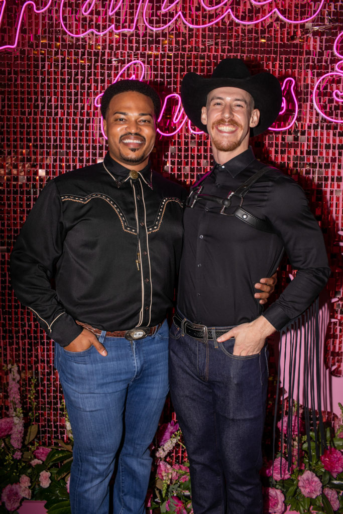 Lionel Sims & Stephen Love at Frances Moody Buzbee's 30th birthday bash. (Photo by Pixel Studio Productions)