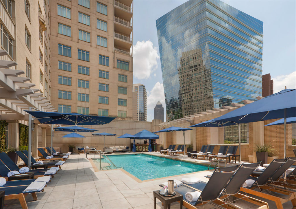 Don't miss out on The Ritz-Carlton, Dallas' rooftop pool. (Courtesy)