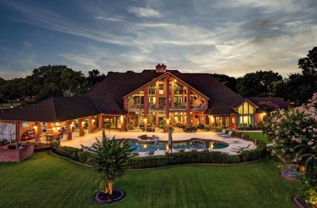 This mansion in Montgomery, measuring  more than 17,000 square feet, was the third highest home sale in the area in July.