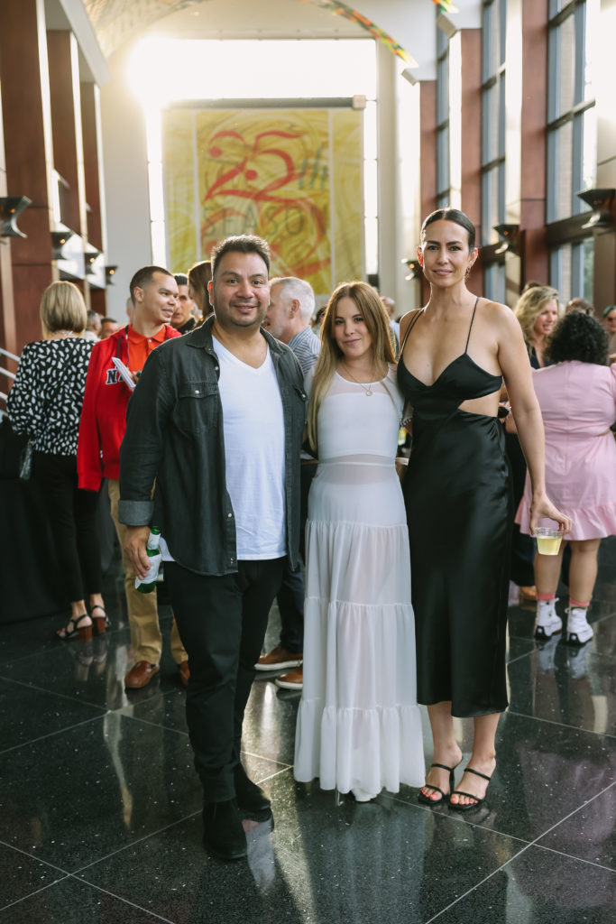 Sergio Morales, Ana Lavalle, Jess Denison at the "Loveletter" concert.  (Photo by Johnny Than)
