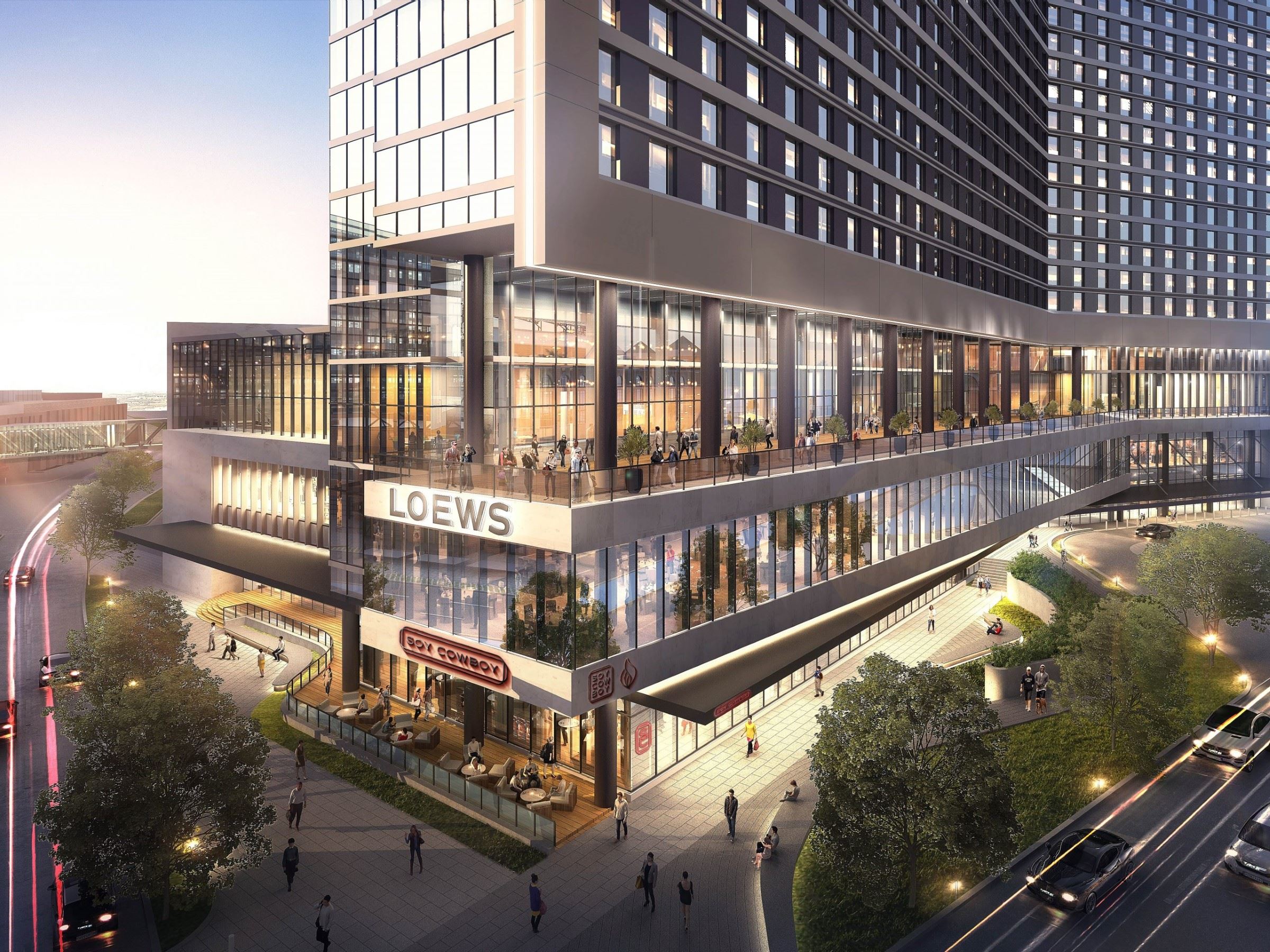 The next phase of construction will bring Arlington’s new Loews Hotel and Convention Center to life. It will include the new Ben Berg restaurant Soy Cowboy.