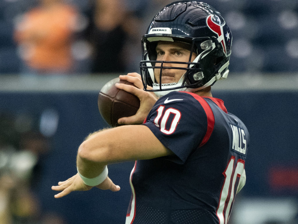 Davis Mills is trying to prove he's an NFL starting quarterback. (Photo by F. Carter Smith)