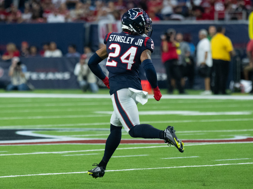 Rookie cornerback Derek Stingley Jr. is trying to bring some of that LSU winning to the Texans. (Photo by F. Carter Smith)