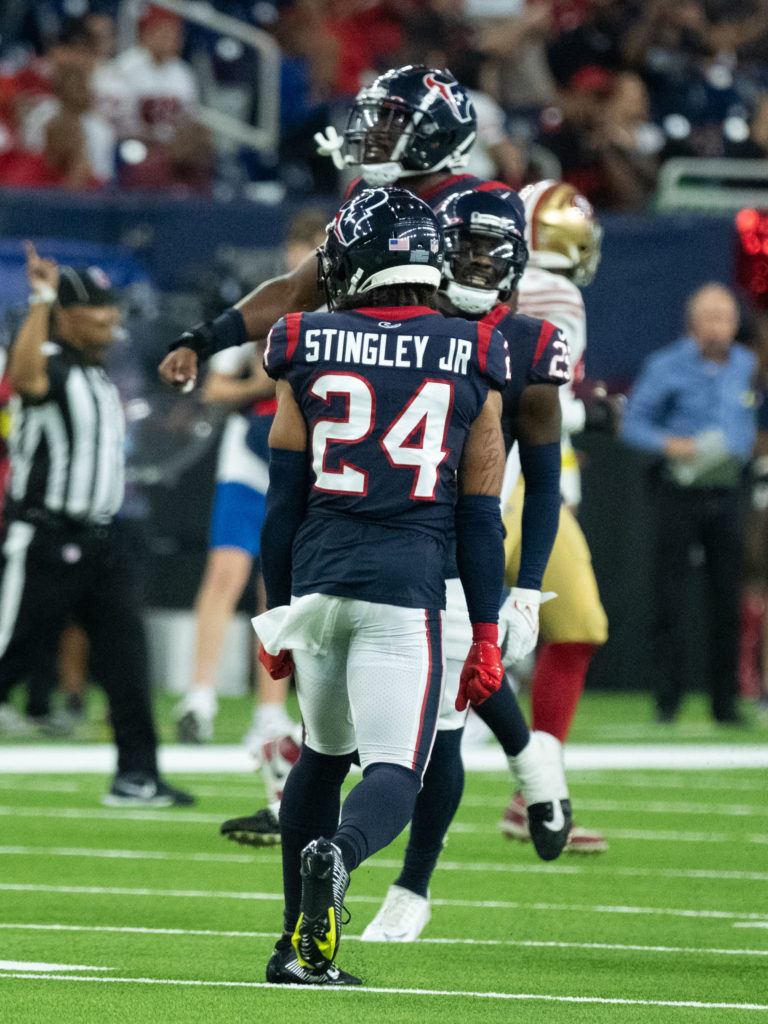 Texans rookie cornerback Derek Stingley Jr. must live up to his draft position. (Photo by F. Carter Smith)